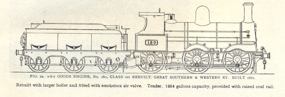 101 class 0-6-0 No. 160