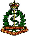 Royal Canadian Army Medical Corps cap badge